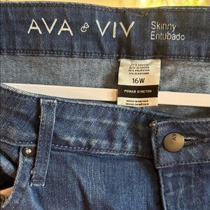 Ava & Viv Dark Blue Skinny Jeans
